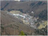 Brezovica - Partizanski dom na Vodiški planini